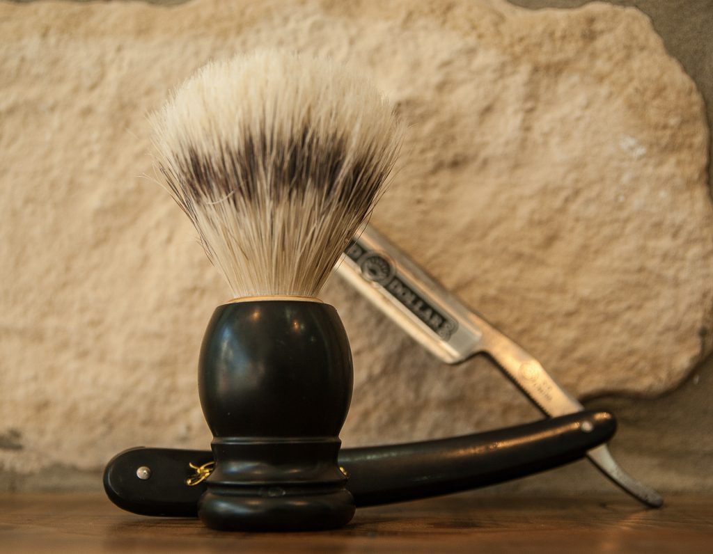 Straight Razor and Brush