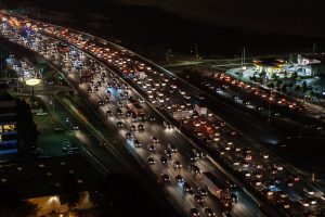 Evening Commute Traffic Jam