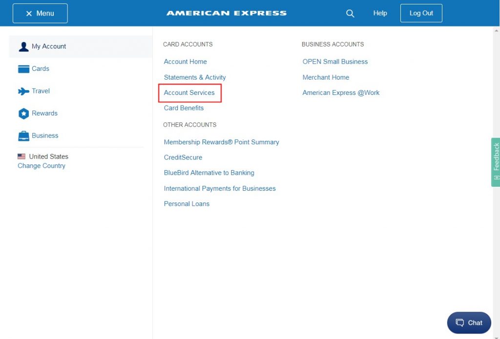 AmEx Account Services