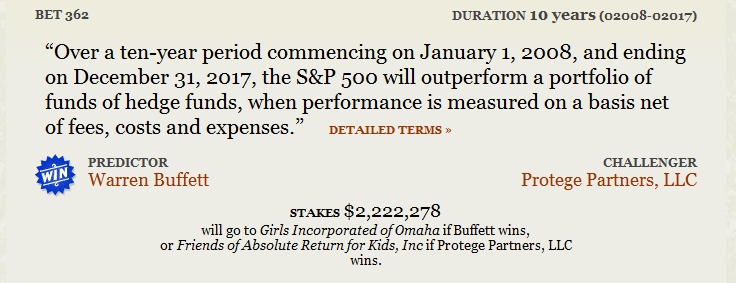 Warren Buffett vs Protege Partners Long Bet