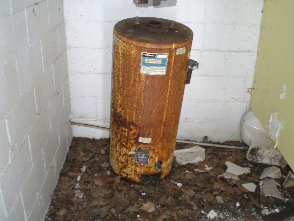 Old Rusty Water Heater