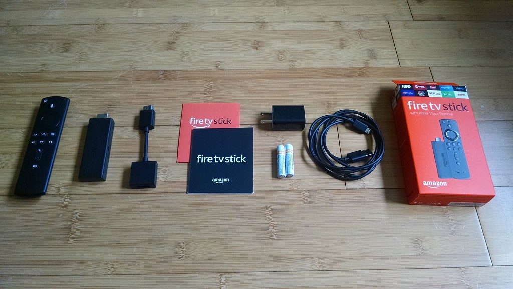 Fire TV Stick Box Contents