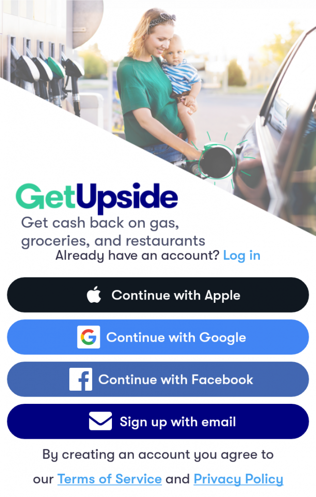 GetUpside Signup