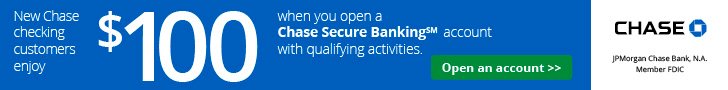 Chase Secure Banking $100 Bonus