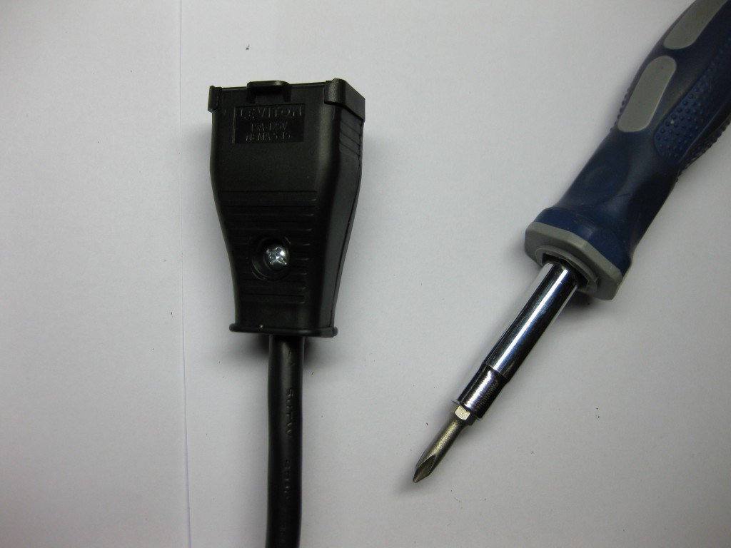 Repaired Extension Cord Plug