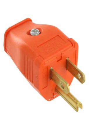 Three Prong Orange Plug