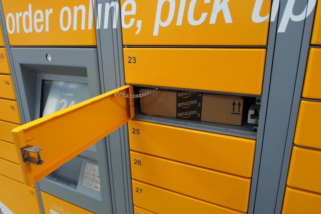 Open Amazon Locker with Package