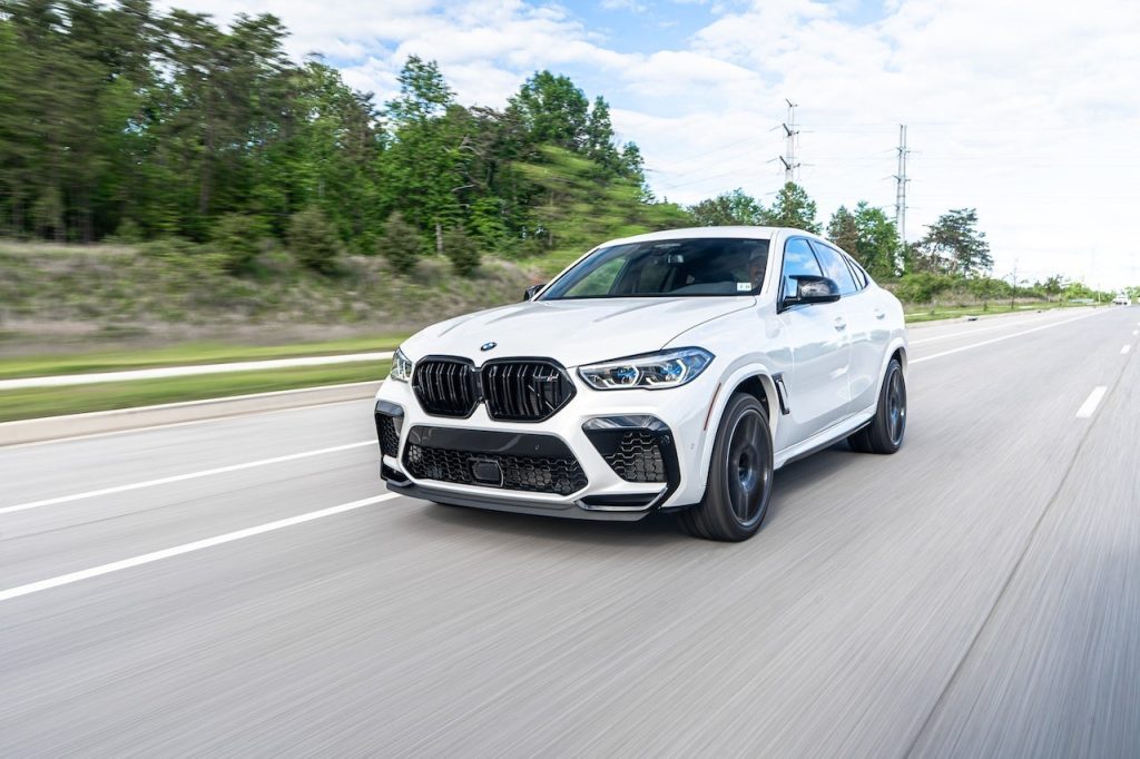 BMW X6 on Highway