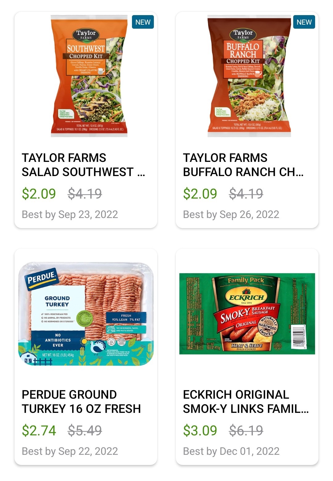 Flashfood Discount Items