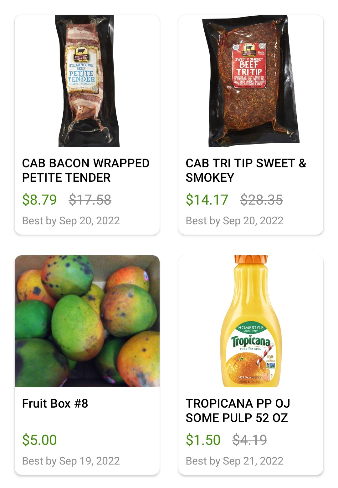 Flashfood Discount Items