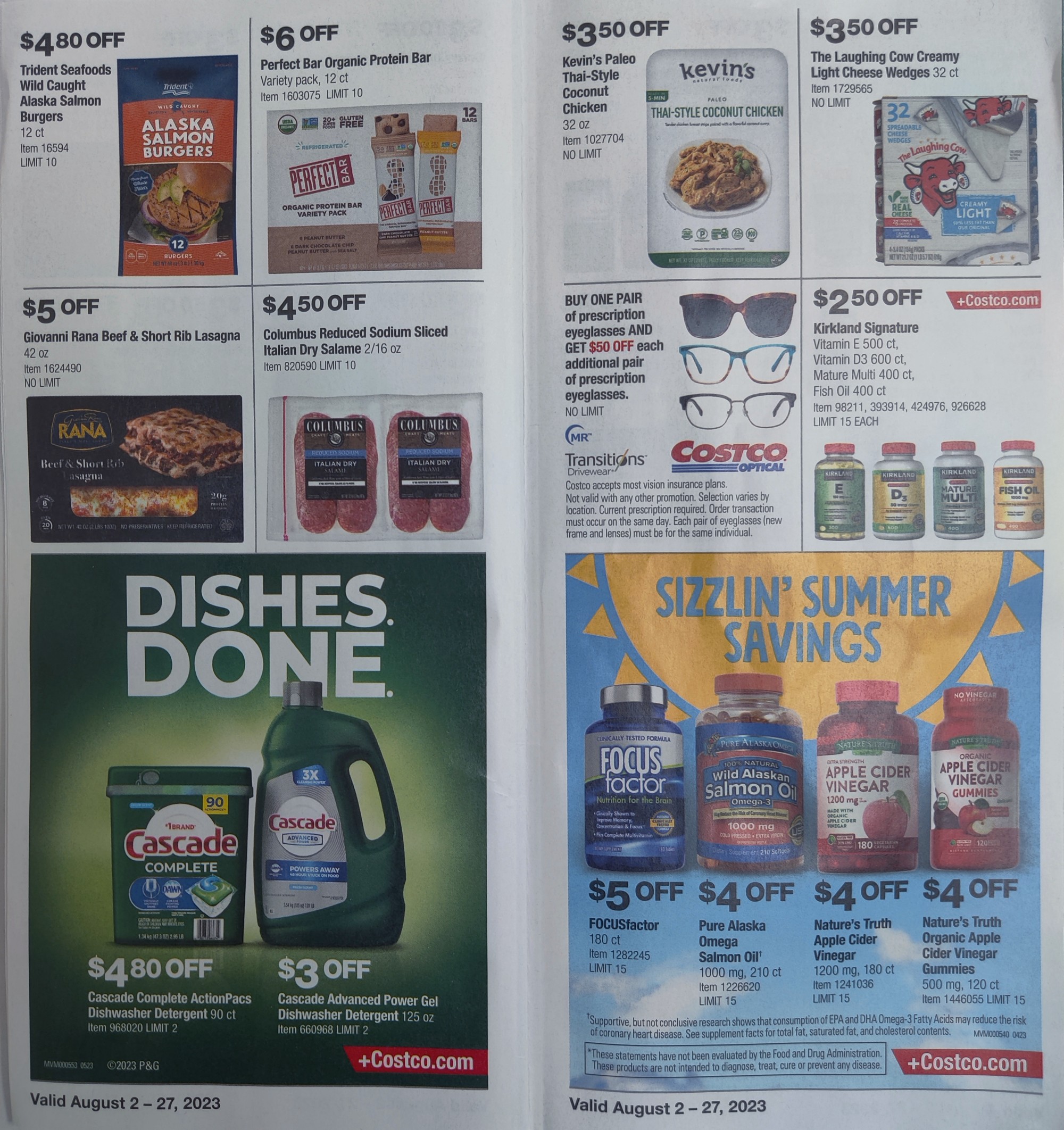 Costco Coupon Book August 2023 Ad Scans Good Money Sense