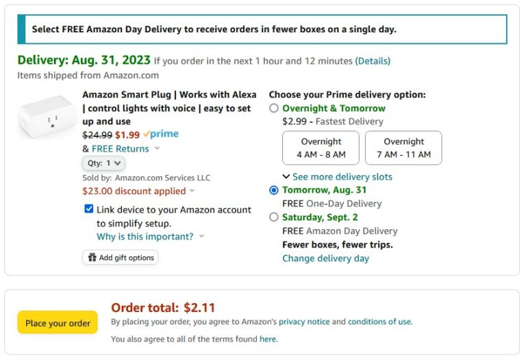 Amazon Smart Plug Promo Code Good Money Sense