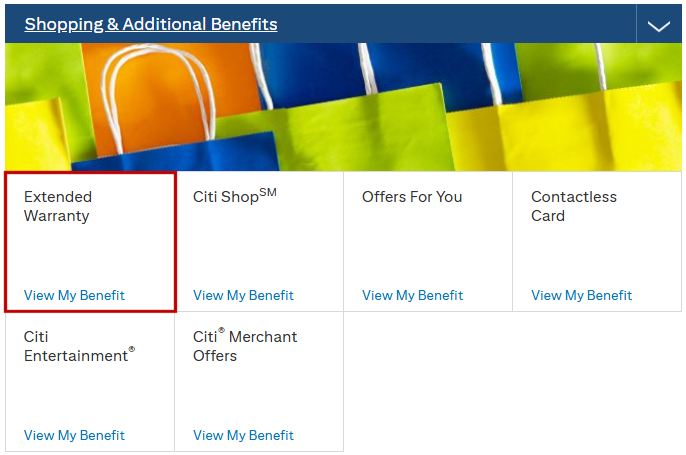 Citi Shopping Benefits: Warranty
